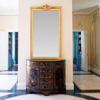 Antique Giltwood Carved Mirror