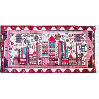 Vintage Middle Eastern Decorative Rug