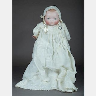 A German 17in. Bisque Bye-Lo Baby Doll, 19th/20th Century,