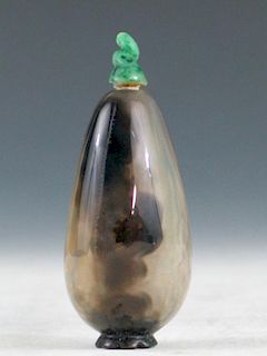 Chinese Agate Snuff Bottle 中国玛瑙鼻烟壶