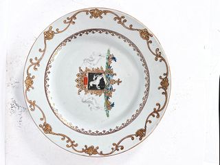 Chinese Export Armorial Dish