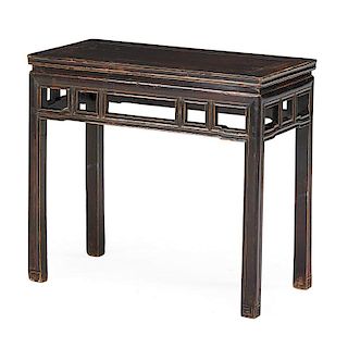 CHINESE ELM PAINTERS TABLE