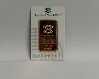 Elemetal  1 Troy Ounce Gold Bar.