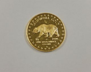 1984 The Great Seal of California 1 Ounce Gold Coin.
