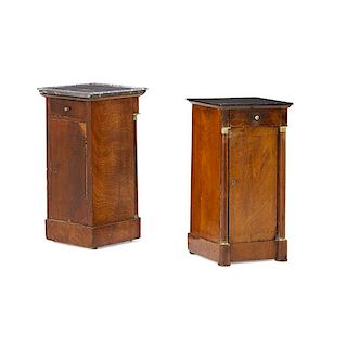 ASSOCIATED PAIR OF EMPIRE CABINETS