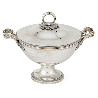 FRENCH STERLING SILVER COVERED TUREEN