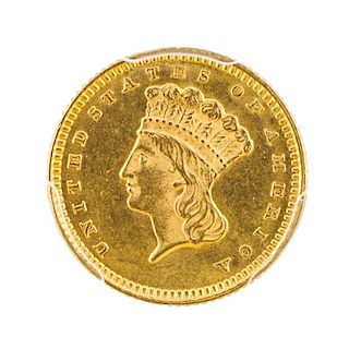 U.S. 1873 GOLD $1.00 COIN