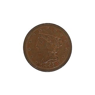 U.S. 1853 1/2C COIN