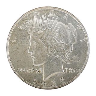 U.S. 1935 PEACE $1.00 COIN