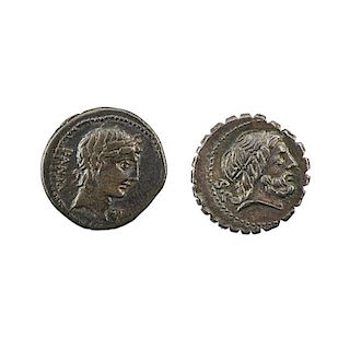 ANCIENT ROMAN REPUBLIC DENARII COINS