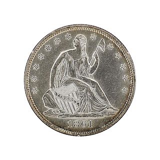 U.S. 1861 50C. COIN