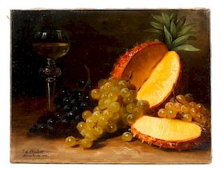 Eduard Huber-Andorf, "Still Life With Pineapple"