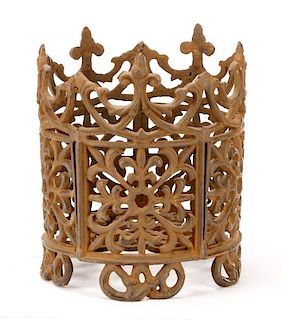 Continental Neoclassical Style Cast Iron Planter