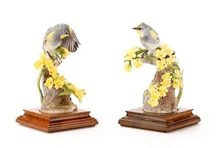 Pair of Dorothy Doughty Ornithological Sculptures