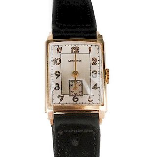 Vintage Men's Longines Wristwatch, C. 1930s-1940s