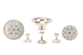 Group of American Sterling Table Accessories
