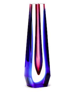 Pavel Hlava, Exbor Czechoslovakia Glass Bud Vase