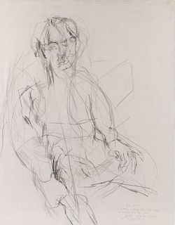 Isabelle Melchior, "Pour David", Figural Sketch