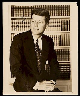 John F. Kennedy Autographed Photograph, 1960