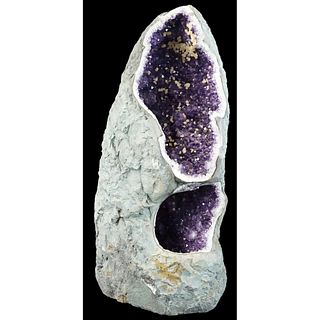 Large Natural Amethyst Crystal Geode