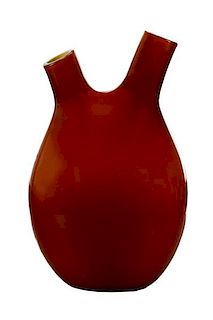 Rare Salviati 'Piva' Glass Vase by Nigel Coates
