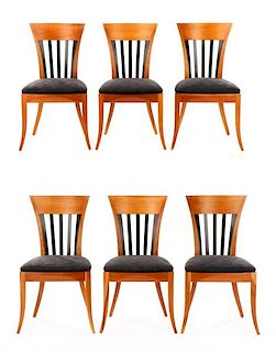 Set of 6 Pace Collection "Rebecca" Dining Chairs