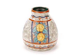Lovely Louis Dage Art Deco Vase, Signed