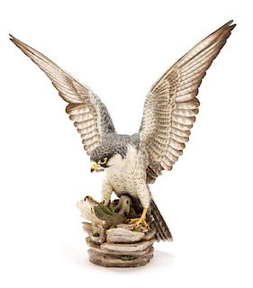 Boehm Bisque Porcelain Peregrine Falcon (100-12)