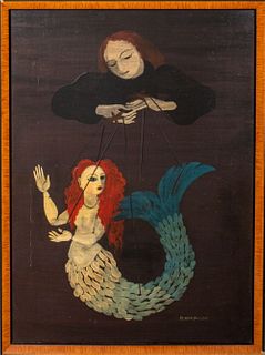 Carlos Perteagudo "The Little Mermaid" Oil