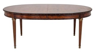 Louis XVI Style Extending Rosewood Dining Table