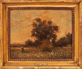 Signed 19th C. Landscape Oil on Canvas