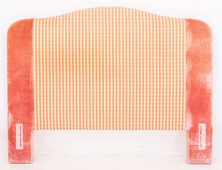 Queen Size Pink Upholstered Headboard