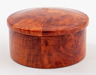 Hawaiian Koa Wood Circular Box