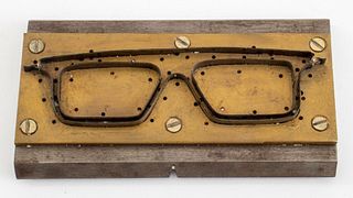 Industrial Eyeglass Frame Cutting Die, 1960s
