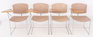 American Industrial Steelcase School Chairs, 4