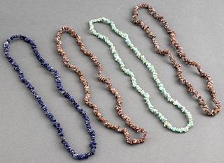 Turquoise, Sodalite, & Jasper Necklaces, 4