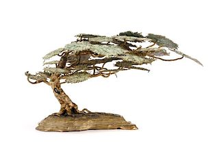 Jeré Style Brutalist Sculpture "Desert Tree"