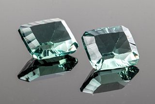 12.40 Cttw. Loose Emerald-Cut Fluorite Stones 2