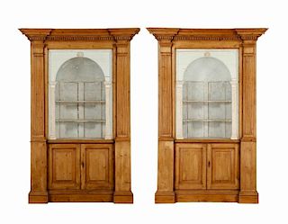 Pair, English Neoclassical Wall Alcoves, 19th C.