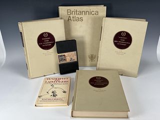 BRITANNICA ATLAS & WEBSTERS THIRD EDITION DICTIONARY