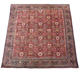 Fine Palace Size Hand Woven Persian Mahal Rug