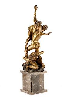 19th C. Bronze, After "Rape of the Sabine Women"