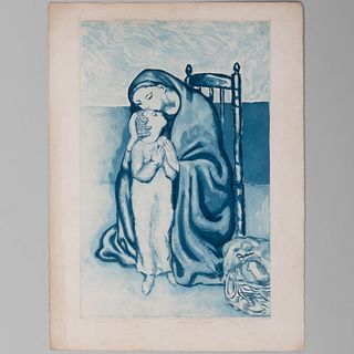 Jacques Villon (1875-1963): MaternitÃ©, d'aprÃ¨s Picasso
