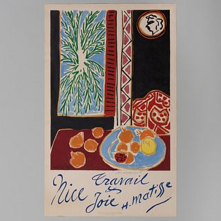 Henri Matisse (1869-1954): Nice Travail et Joie