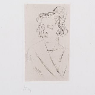 Henri Matisse (1869-1954): Espagnole au peigne, les yeux baissÃ©s