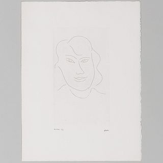 Henri Matisse (1869-1954): Visage souriant