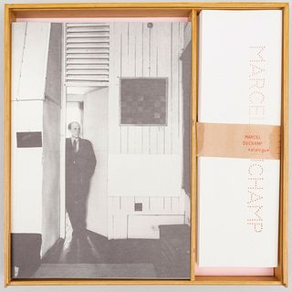 After Marcel Duchamp (1887-1968):  Deluxe Catalogue for Marcel Duchamp Exhibition, Antwerp, R. Van de Velde, 1991