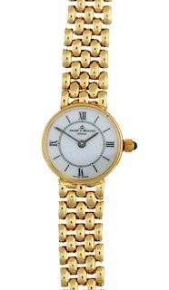 Baume & Mercier Gold Wristwatch.