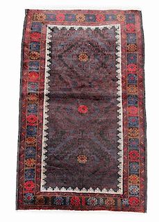 Hand Woven Persian Balouchi Area Rug 3' 8" x 6' 3"
