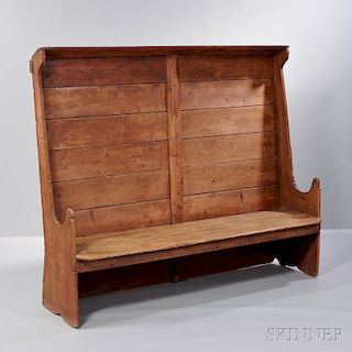 Red-washed Pine Settle